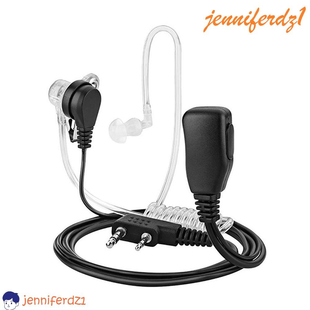 JENNIFERDZ1 PTT MIC Headset Bidirecional Universal Baofeng UV-5R BF-888S CB 2 Pinos Acessórios De Rádio Fone De Ouvido D