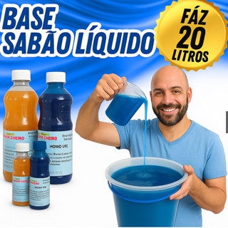 BASE PREMIUM PARA SABÃO LIQUIDO FAZ 20 LITROS em Oferta na Shopee