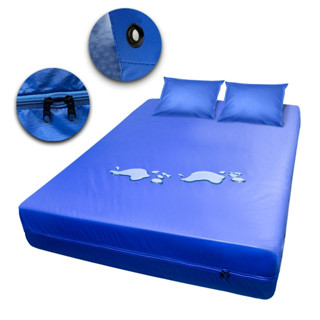 Capa Colchão Casal + 2 Capa Travesseiro Hospitalar Napa Premium Protetor Impermeável em Oferta na Shopee