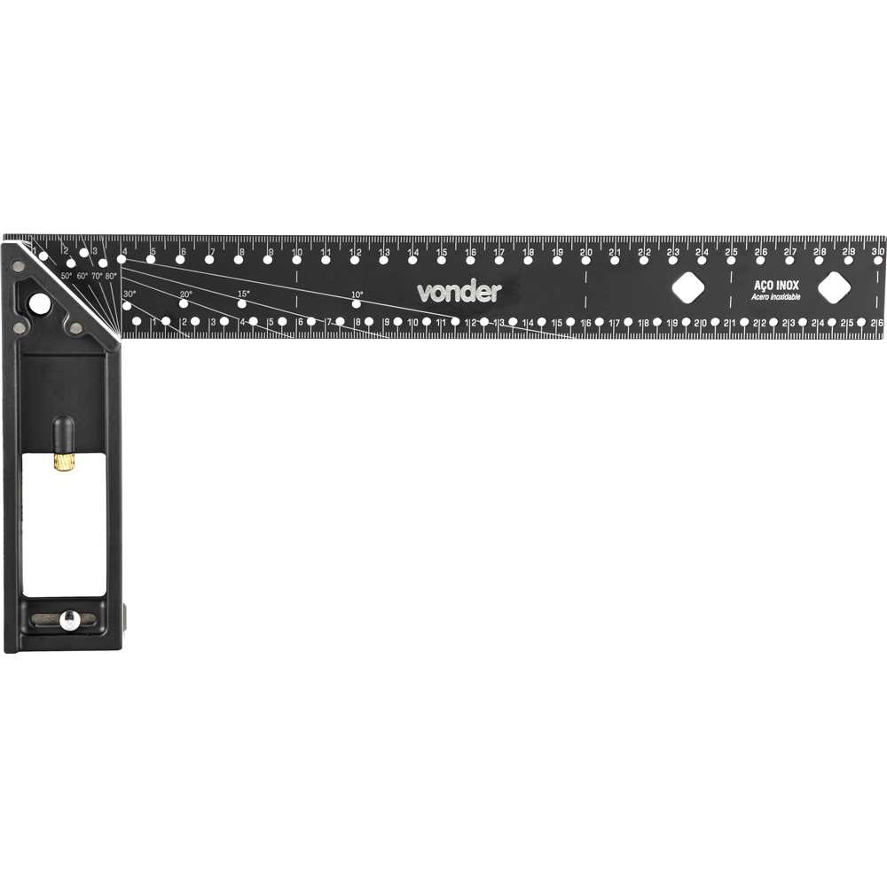 Esquadro Multiuso 300mm Alumínio Injetado Vonder em Oferta na Shopee