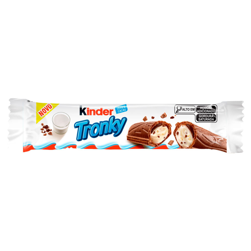 Chocolate Kinder Tronky Leite e Cacau 18g - Food & Beverages