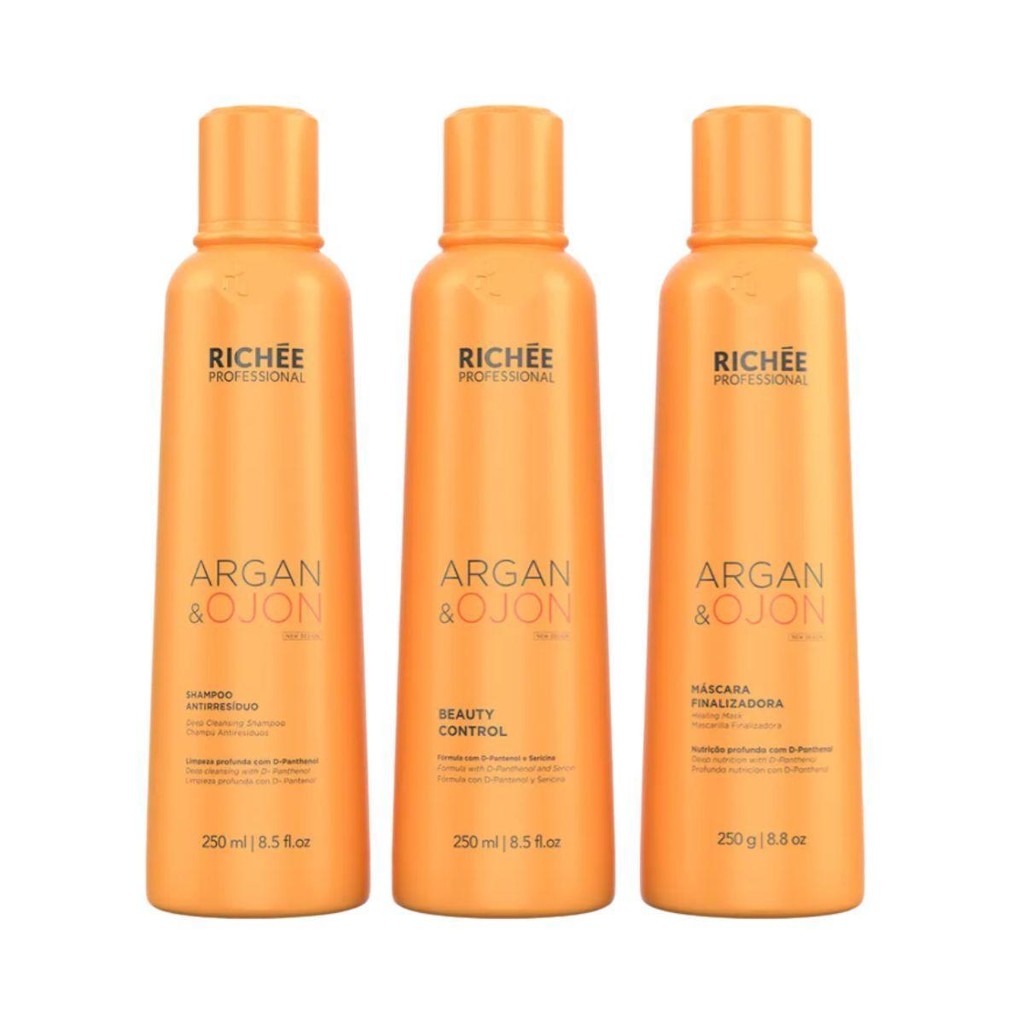 Richée Professional Argan e Ojon Kit (3 Produtos)