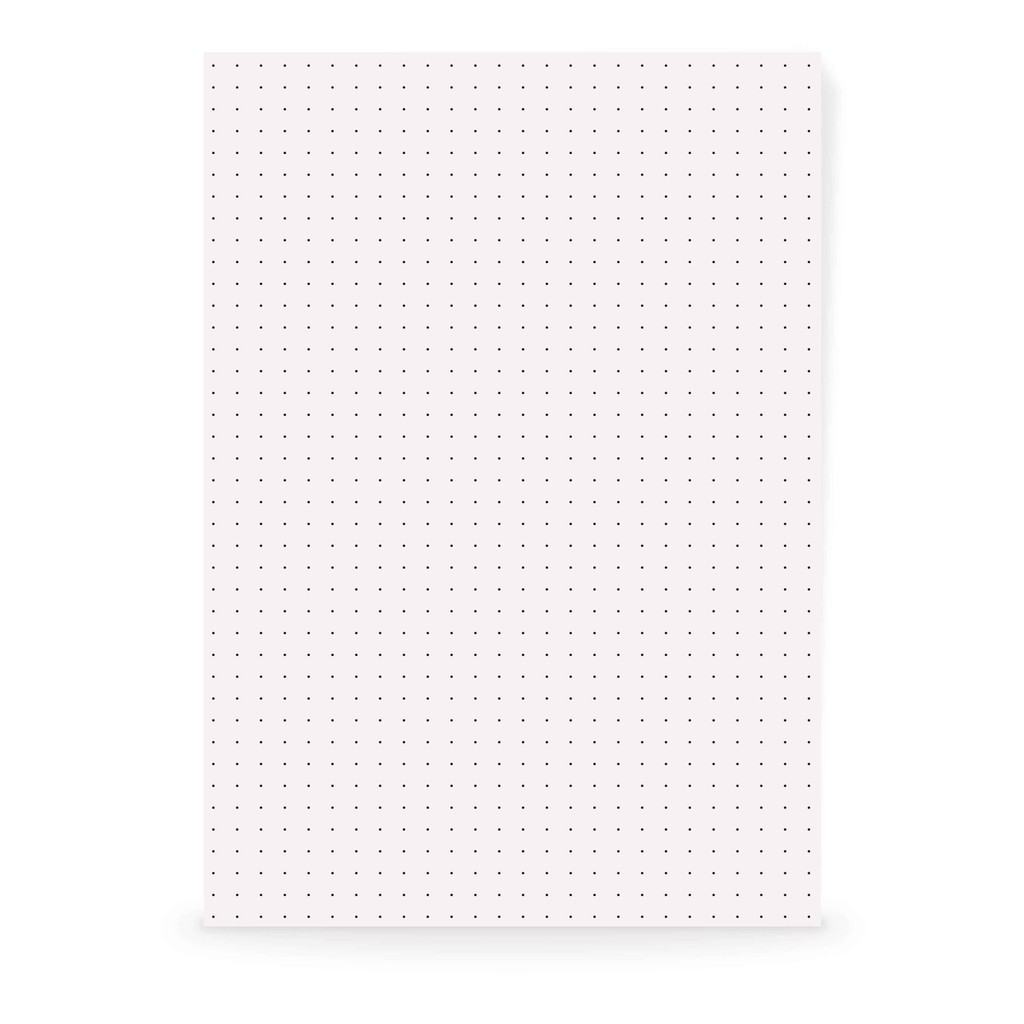 Bloco Notas Pontilhado Minimalista Destacável 90 Fls 75g A5 em Oferta na Shopee