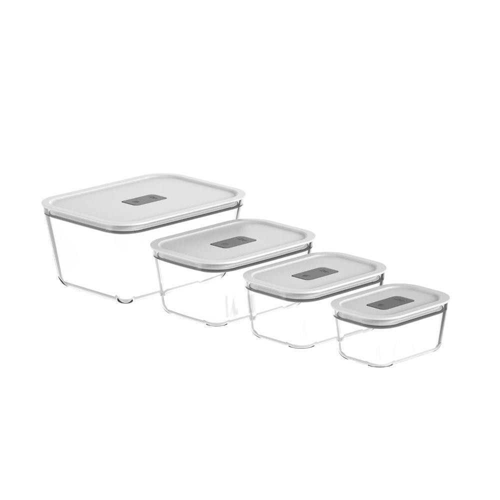 Kit de Potes Herméticos de Vidro 4 peças OU linha Fresh Lock em Oferta na Shopee