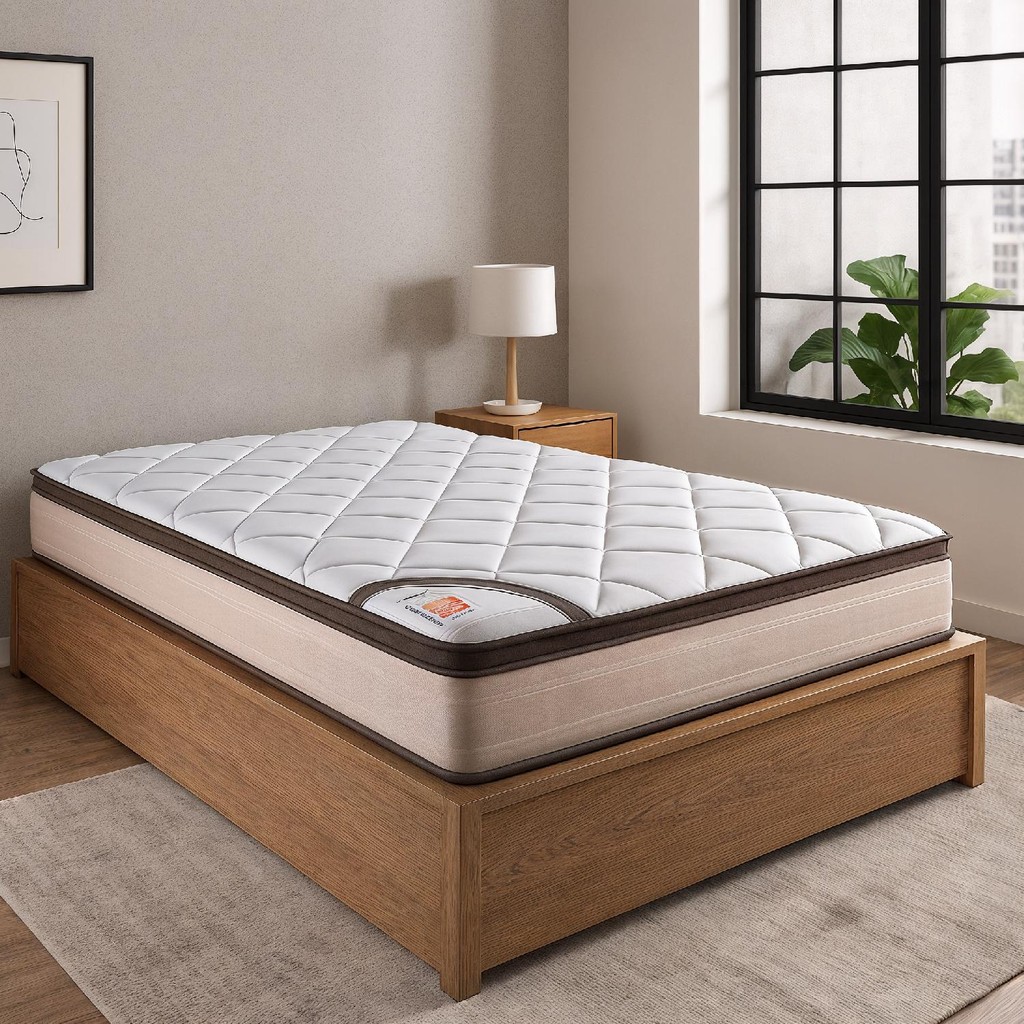 Colchão Casal Colorado Molas Ensacadas 138x188x26 Bom Pastor em Oferta na Shopee