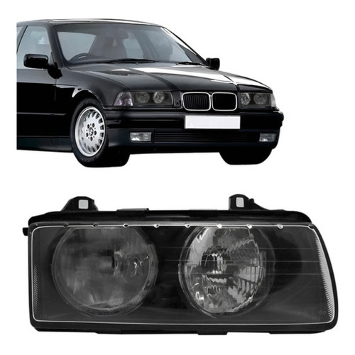 Farol Bmw Serie 3 1991 1992 93 94 95 96 1997 1998 C/ Mamica