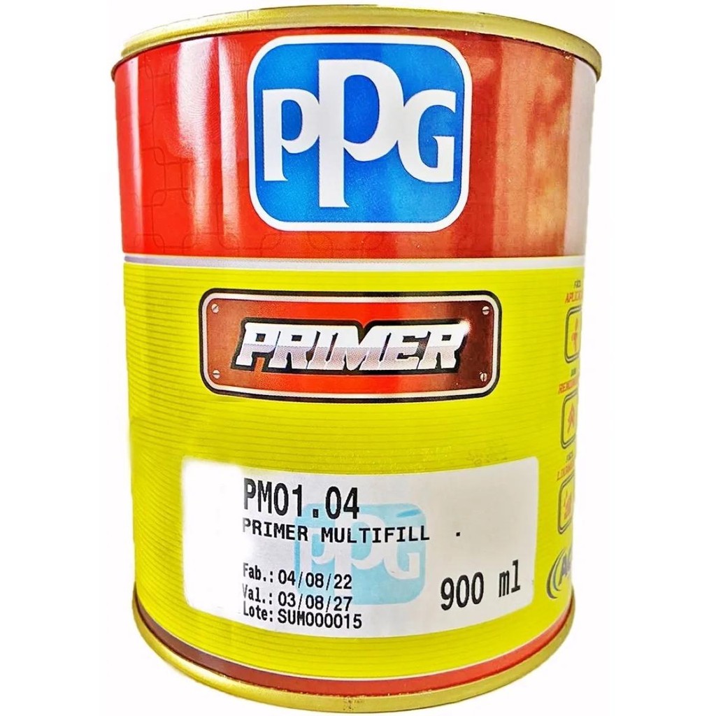 PRIMER MULTIFILL 900ML PPG AUTOCOLOR AUTOMOTIVO UNIVERSAL ALTO RENDIMENTO em Oferta na Shopee