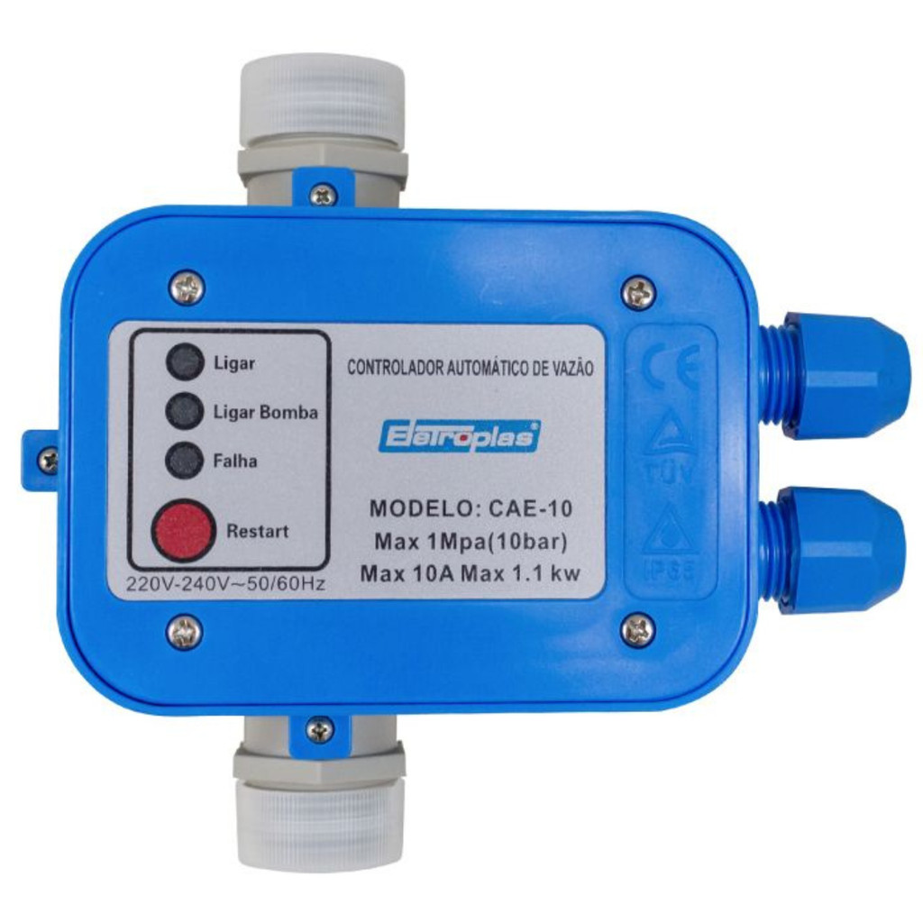Controlador Automático de Pressão Mono CAE-10-1 Eletroplas em Oferta na Shopee