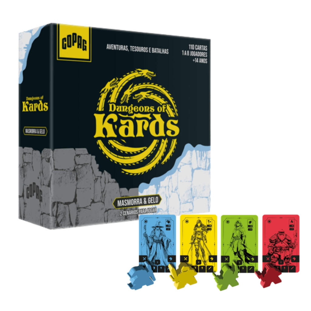 Jogo de Cartas Dungeons of Kards Masmorra e Gelo Copag - 34964 em Oferta na Shopee
