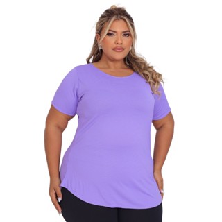 Camiseta T-Shirt Dry Fit Plus Size Feminina Para Academia em Oferta na Shopee