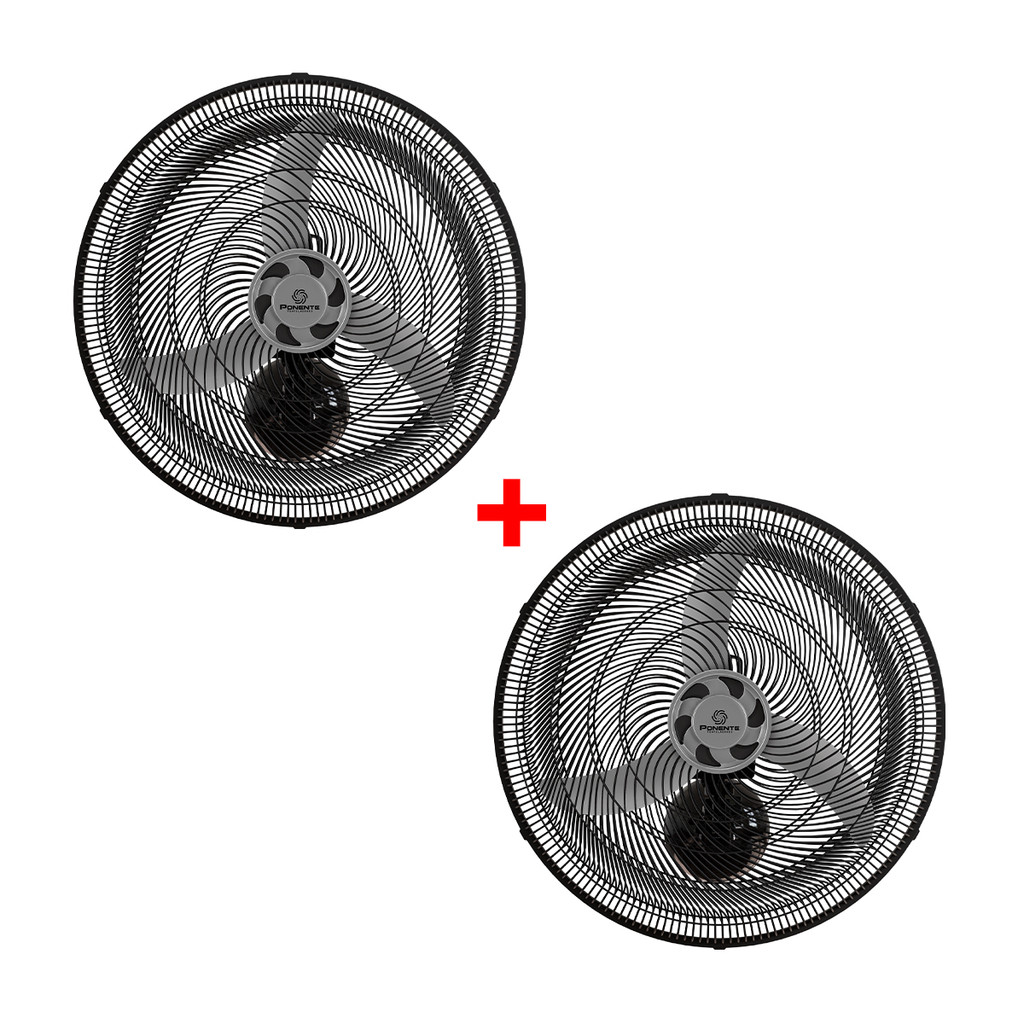 Kit 2 Unidades Ventilador Parede Good 50cm Oscilante Classe A Procel