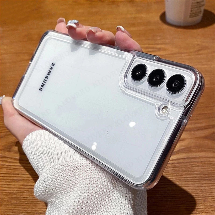 Capa Space Transparente TPU Anti Impacto Para Samsung Galaxy S26 S25 S24 S23 S22 S21 S20 A17 A37 A57 A07 A16 A36 A56