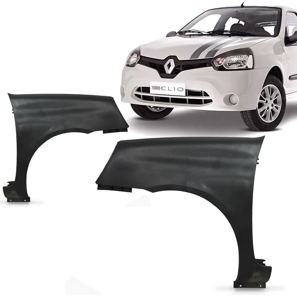 Paralama Dianteiro Clio 2003 2004 2005 206 207 2008 2009 2010 2011