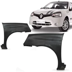 Paralama Dianteiro Clio 2003 2004 2005 206 207 2008 2009 2010 2011