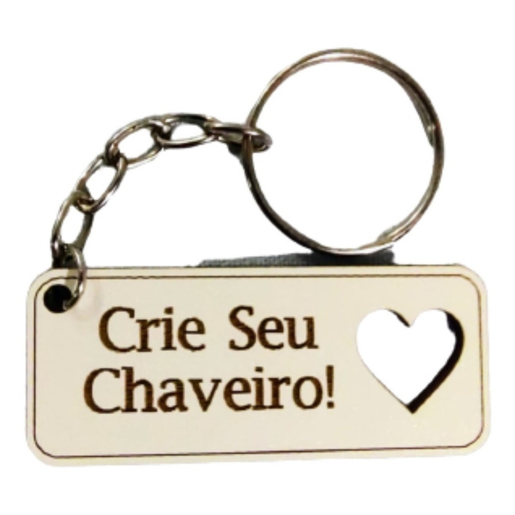 Chaveiro Mdf Personalizados Por Vc Lembrancinha Brinde em Oferta na Shopee