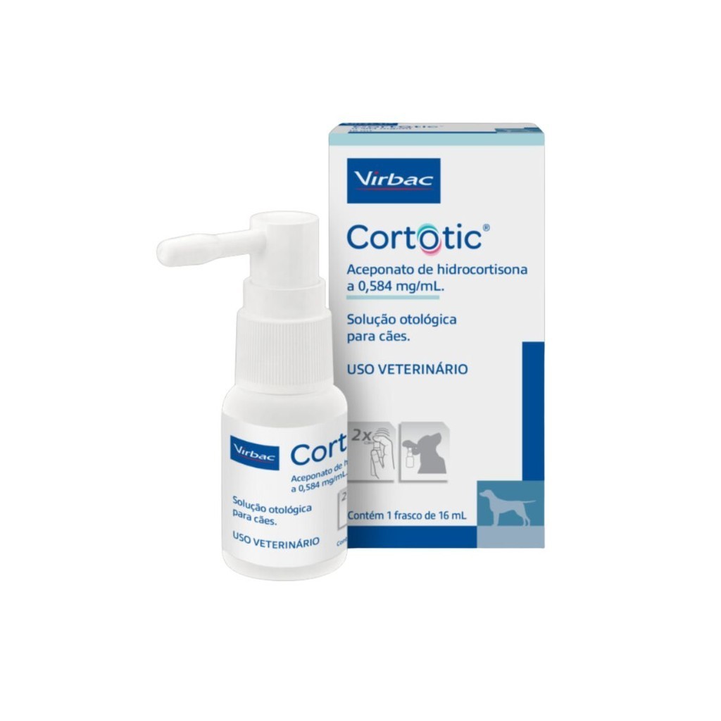 Cortotic Spray 16ml Solução Otológica Para Cães Virbac - Pets