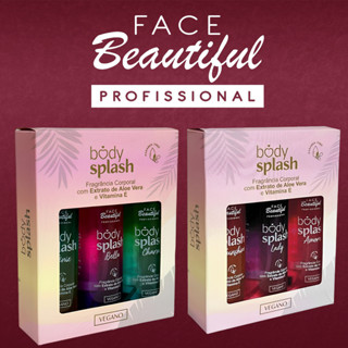 Kit 3 Body Splash Face Beautiful Dois Modelos Vegano em Oferta na Shopee