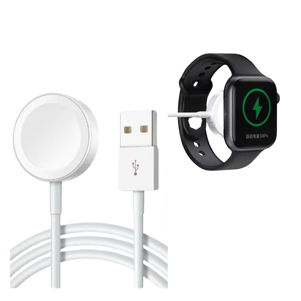 Carregador Magnético Indução USB PARA Relógio Smartwatch Apple Watch Original Series 3 4 5 6 7  RESISTENTE