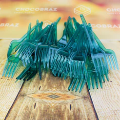 50~250 GARFO SOBREMESA PS NEON VERDE BELLO FESTAS (CHOCO)