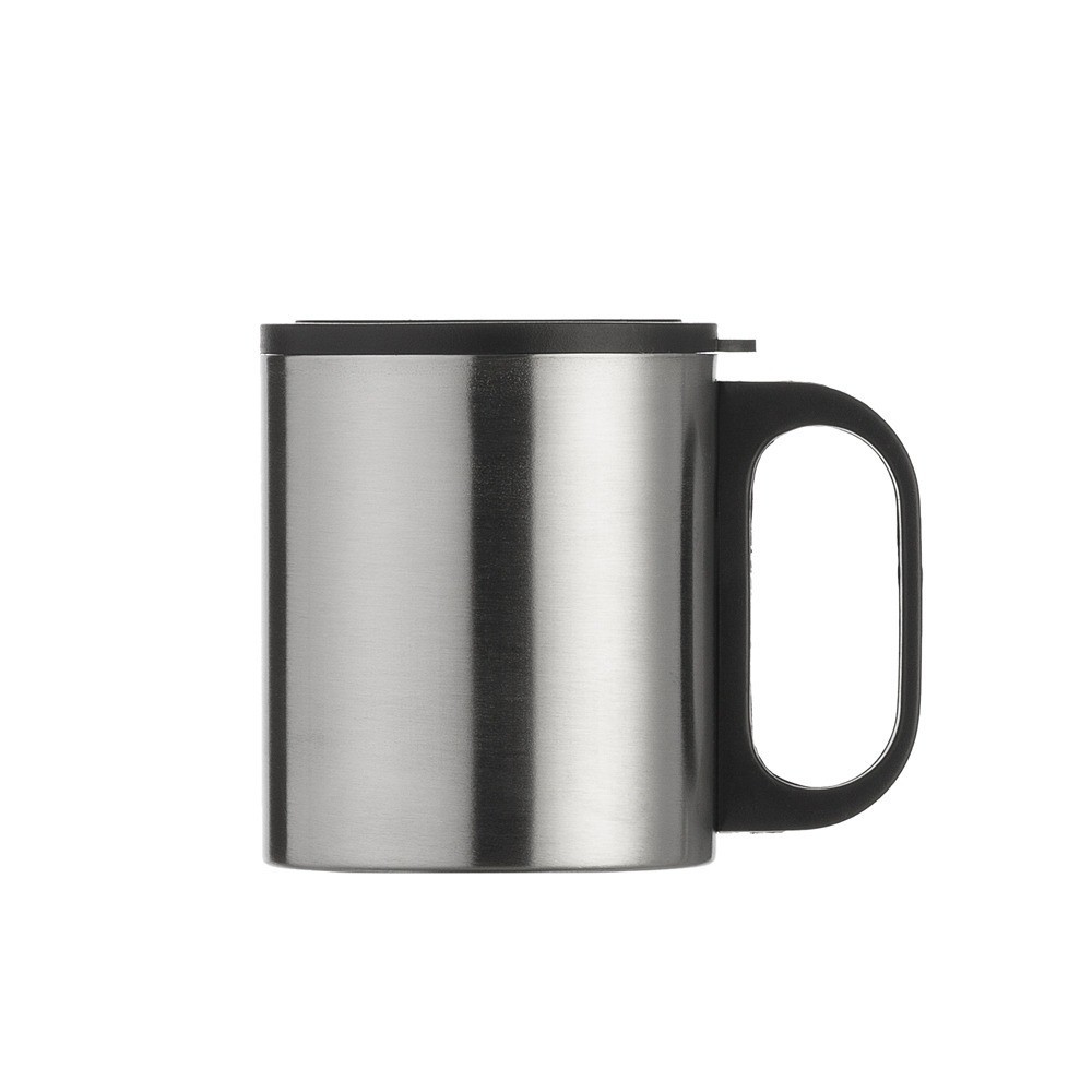 Caneca Térmica Inox Personalizada com Nome ou Logo Gravação Inclusa Tampa e Alça Copo para Café Chá Presente