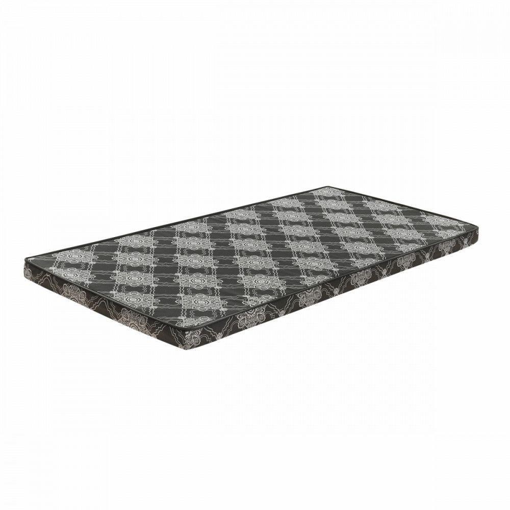Colchão Colchonete Solteiro Espuma D20 Iris 78x188x4cm Preto - Home & Living