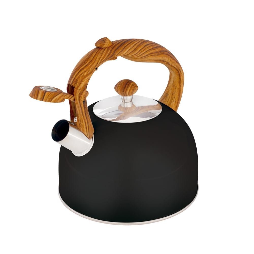 Chaleira Wood 2,5 Litros Preta 007715 MOR em Oferta na Shopee