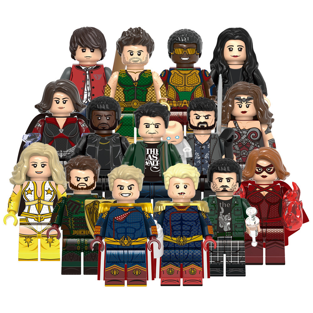 Novo Homelander Frenchi Billy Butcher Hughie Campbell Leite Da Mãe Ryan Kimiko Bloco De Brinquedos Presente em Oferta na Shopee