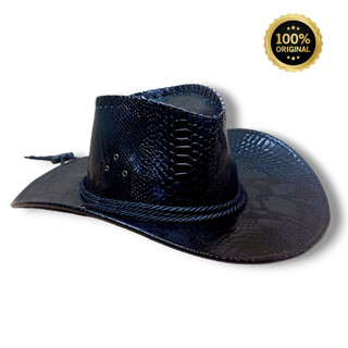 Chapéu Country Cowboy Americano Modelo Clássico em Couro Sintetico