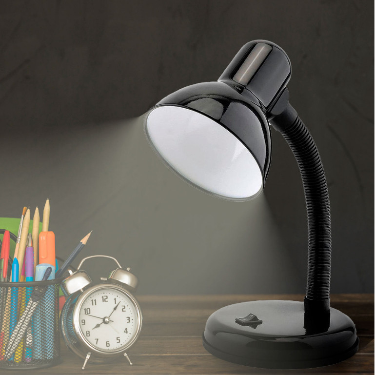 Abajur Luminária Mesa Base Flexível Dobrável Articulável 110V
