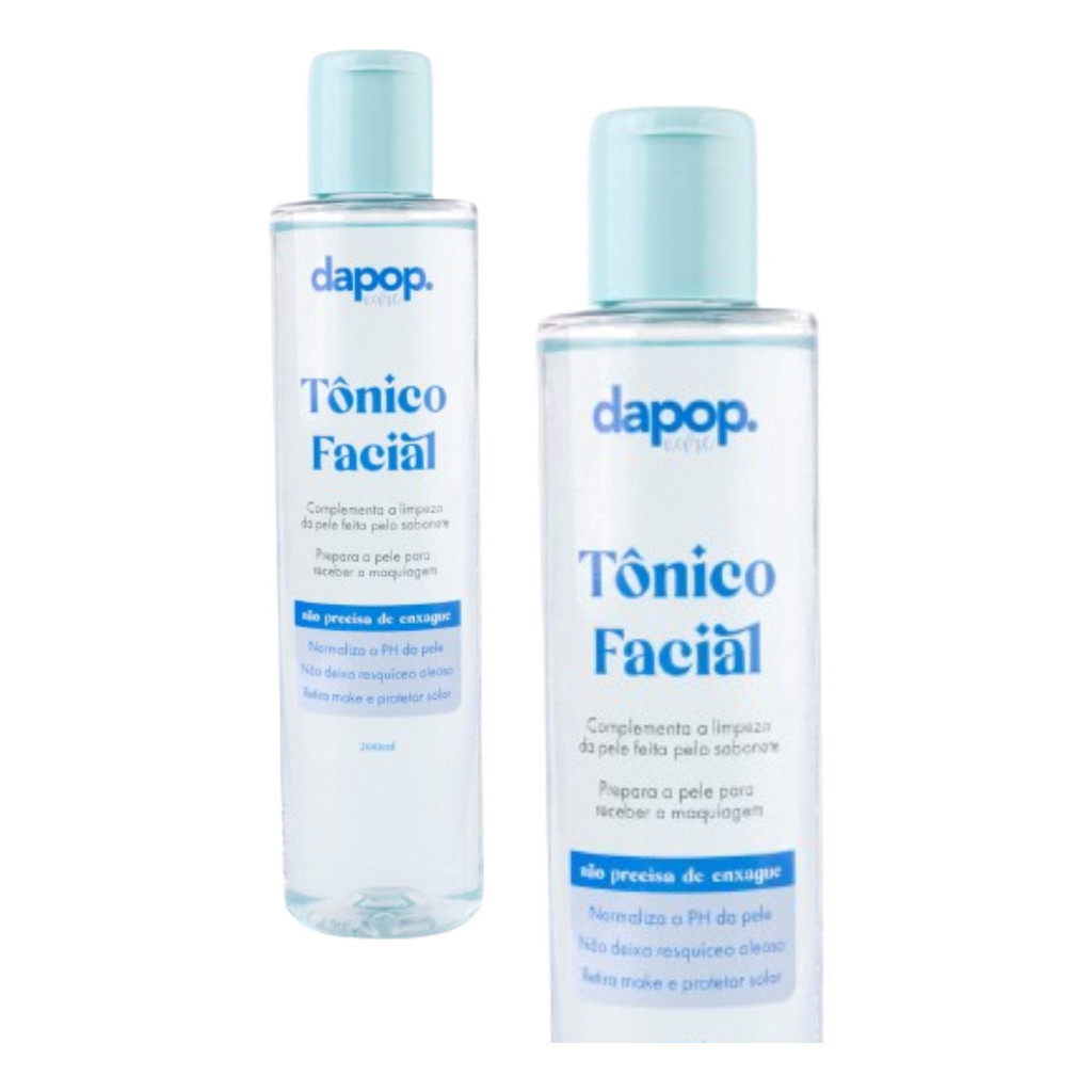 Tônico Facial Anti Paluição Revitaliza E Purifica - Dapop