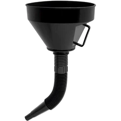 Funil Plástico Preto 145mm com Ponta e Bico Flexível SPARTA 5372059