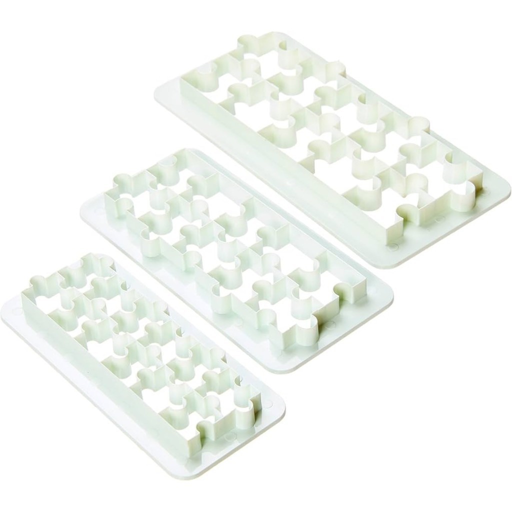 Kit 3 Multi Cortador Biscoito Doces Bolo Confeitaria modelos