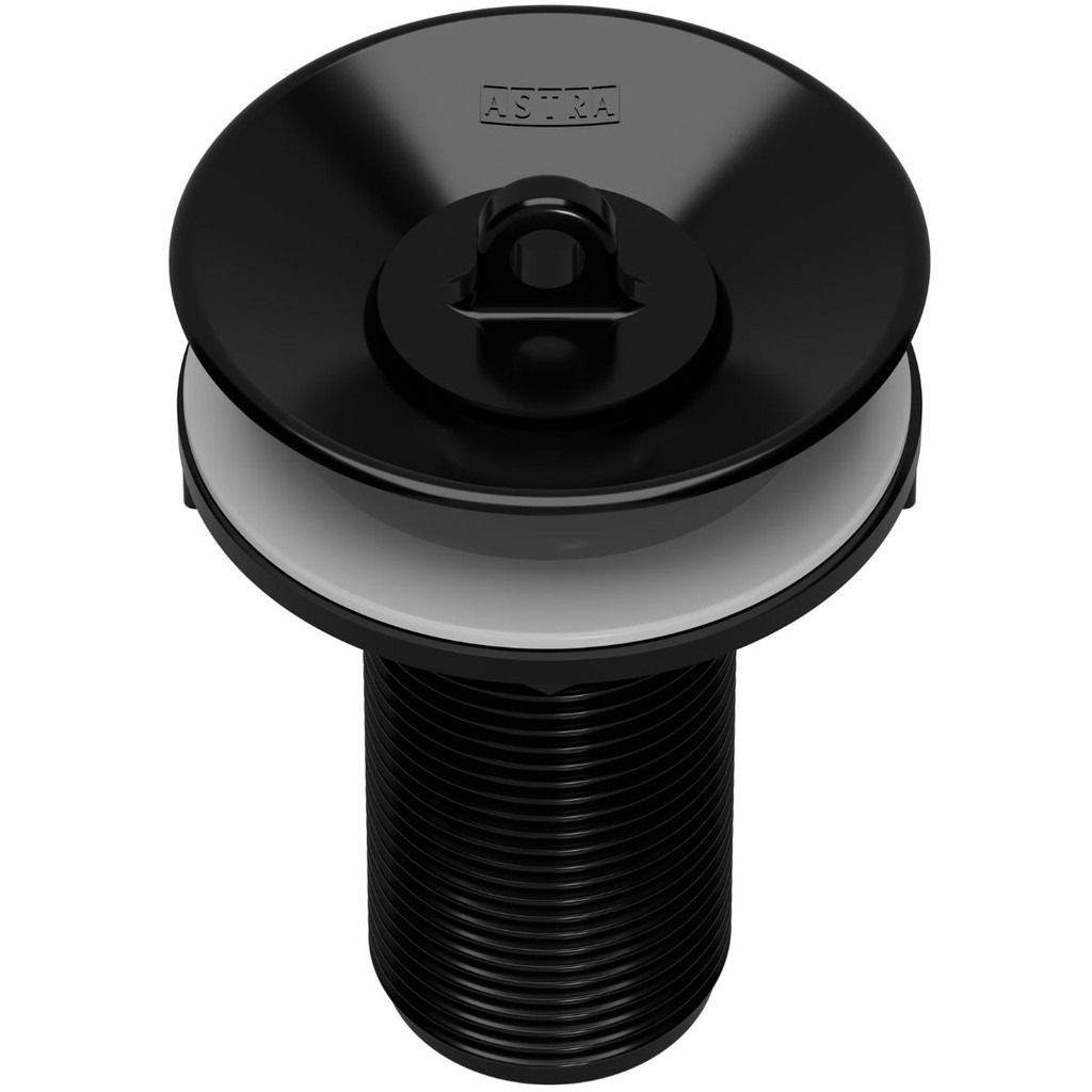 Válvula de Lavatório Pia Ralo Cuba Banheiro Lavabo 7/8 Com Tampa Preto Astra Ralo Moderno Banheiro Casa