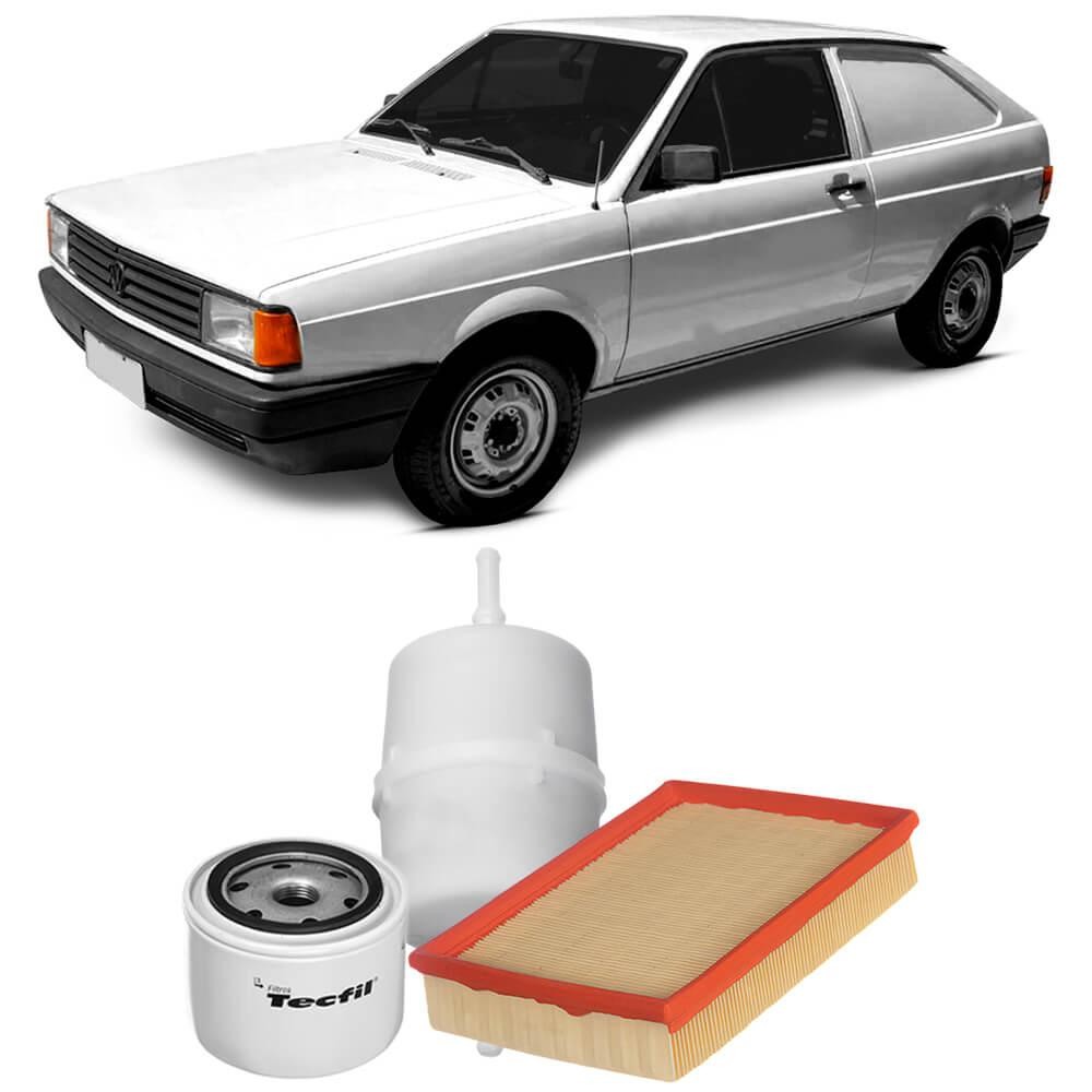 Detalhes do Kit Troca De Filtros Gol G1 1.0 1.6 Álcool 90 A 96 Tecfil