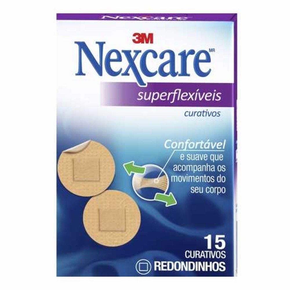 Curativo Nexcare Superflexiveis Redondo 10 Unidades em Oferta na Shopee