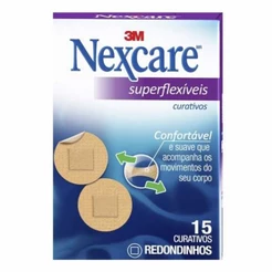 Curativo Nexcare Superflexiveis Redondo 10 Unidades