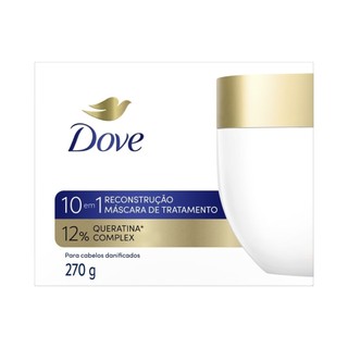 Máscara de Tratamento Dove 10 em 1 Reconstrução 270g em Oferta na Shopee