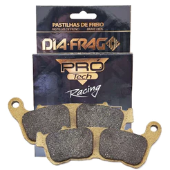 Pastilha de Freio Dianteira Cb 250f Twister / Cb 300f Twister Combi Brake Diafrag Pro Tech Racing (Metálica)