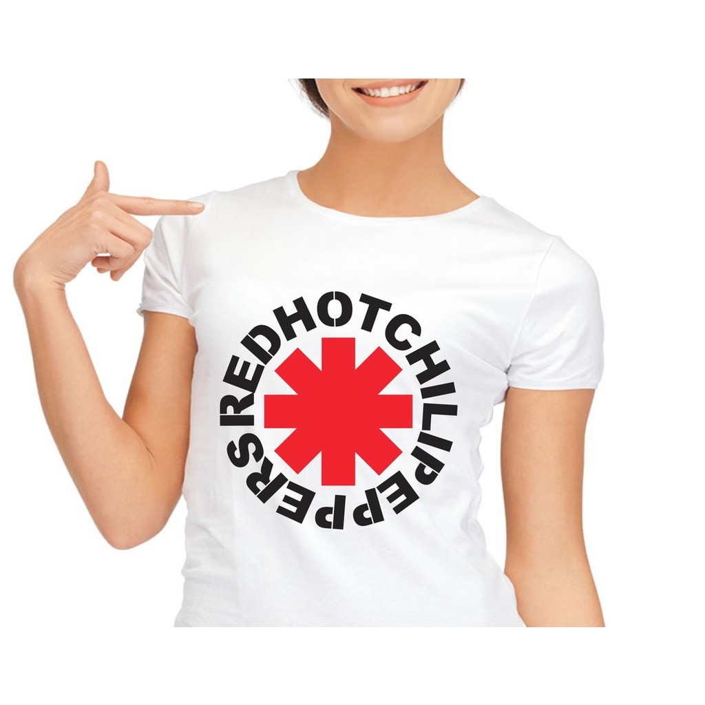 Camiseta Babylook Red Hot Chili Peppers 01