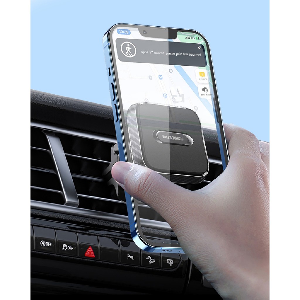 Suporte Para Celular Automotivo Veicular Magnetico Ar Condicionado da MAX ONE