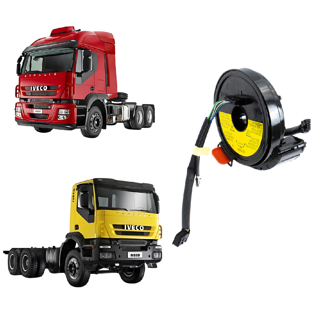 Bobina Contato Volante Direção Compatível Iveco Novo Stralis / Novo Trakker