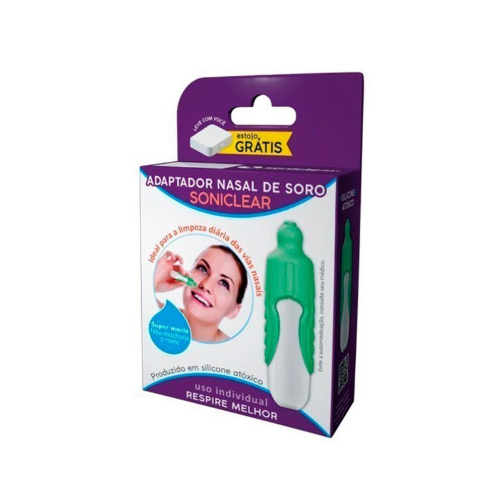 ADAPTADOR NASAL SORO SONICLEAR + ESTOJO GRÁTIS em Oferta na Shopee