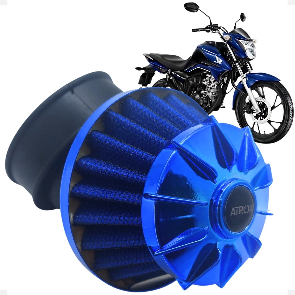 Filtro De Ar Esportivo Universal Para Cg 160 150 Titan Fan Yes 125  Universal Speed Dk160 Ybr Factor