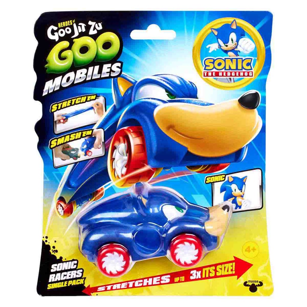 Carrinho do Sonic Goo Mobiles - Goo Jit Zu Sonic em Oferta na Shopee