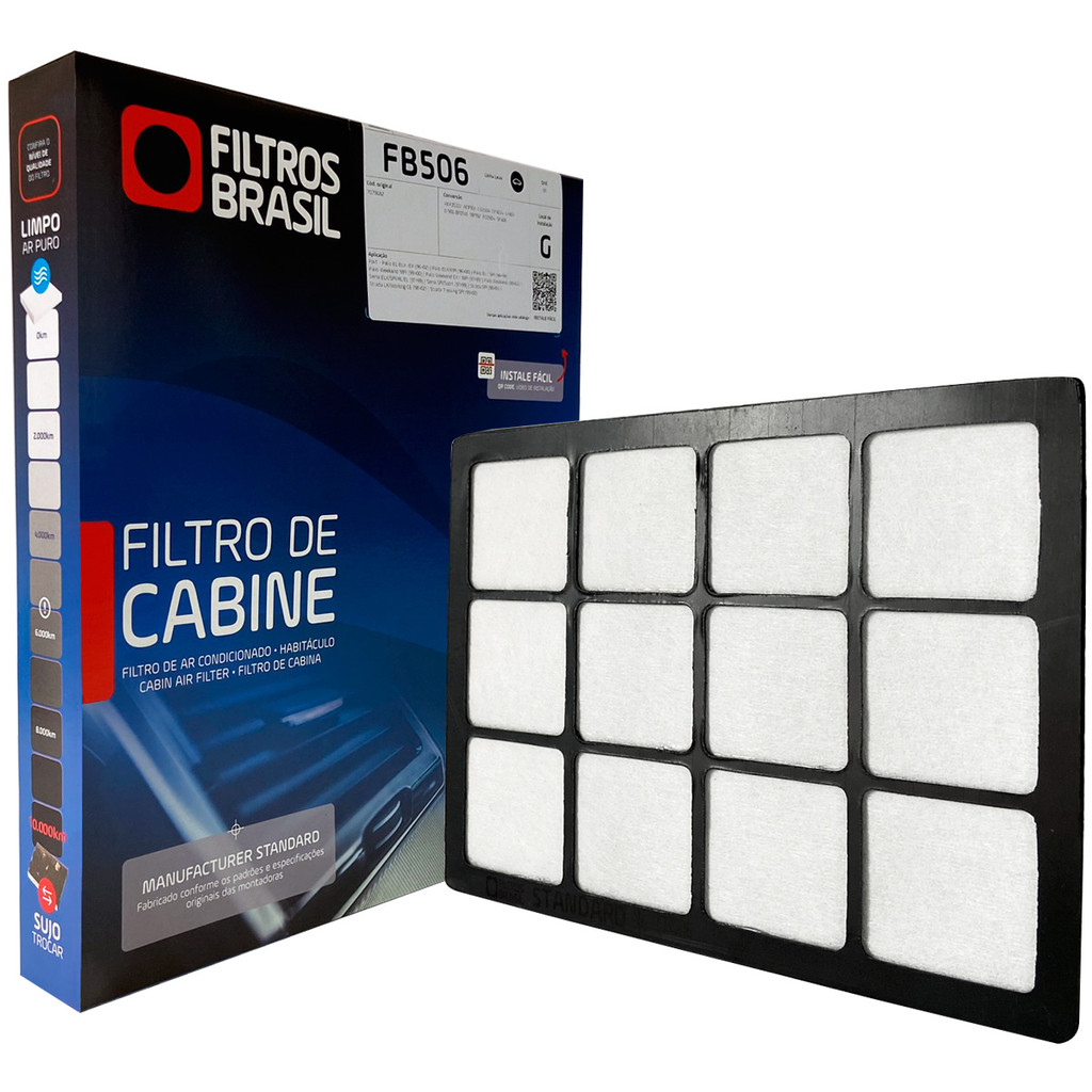 Filtro Cabine para Fiat Palio EL ELX Gasolina 1998 a 2000