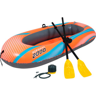 Bote Inflável 2 Pessoas Hydro-Force Raft Com Remo + Bomba de Ar - Bel em Oferta na Shopee