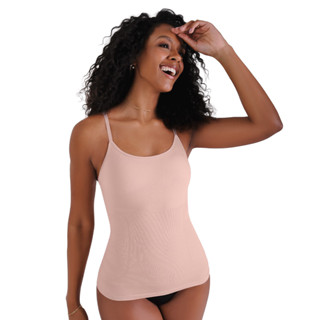 Regata Modeladora com Bojo sem Costura Blush Zee Rucci em Oferta na Shopee