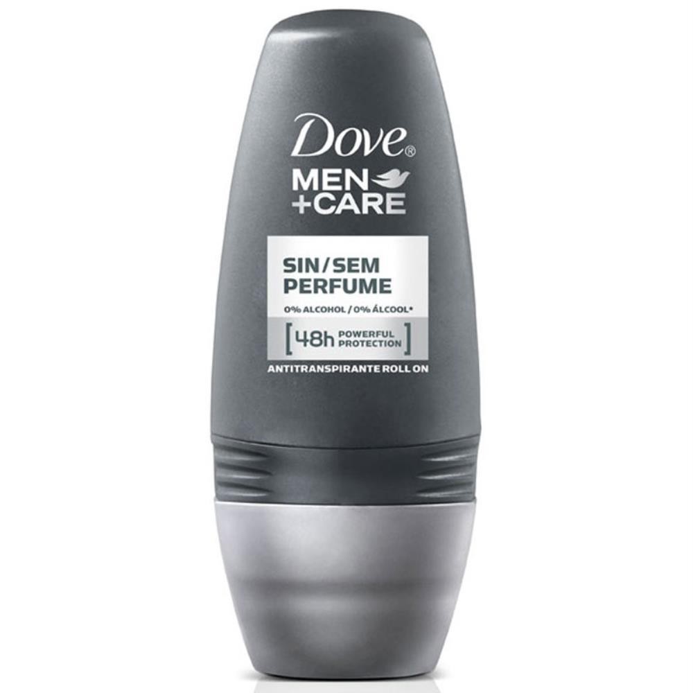 DOVE MEN CARE DESODORANTE ROLL-ON SEM PERFUME COM 50ML