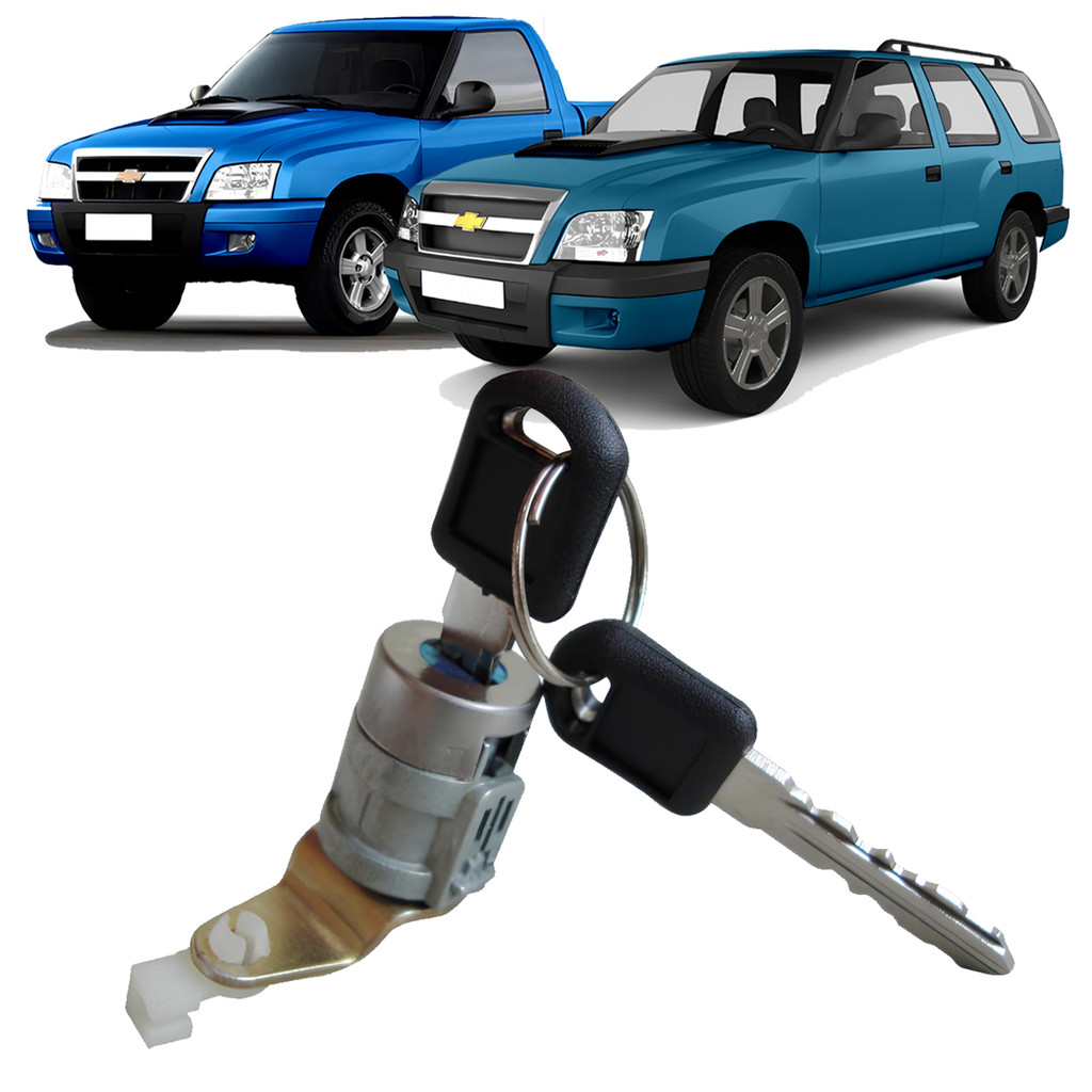Cilindro Porta Dianteira S10 G1 95 a 2010 Blazer 96 a 2011 Com Chave