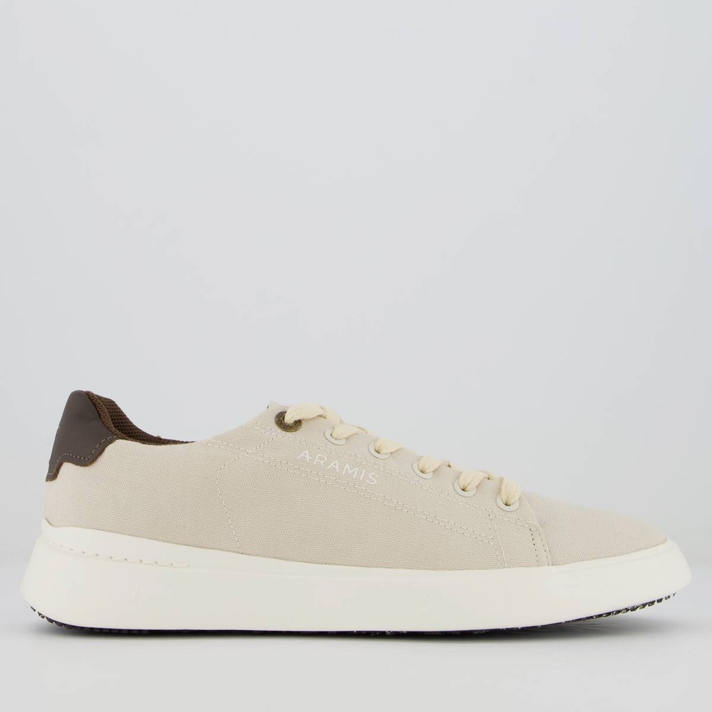 Tênis Aramis Journey Classic Bege em Oferta na Shopee
